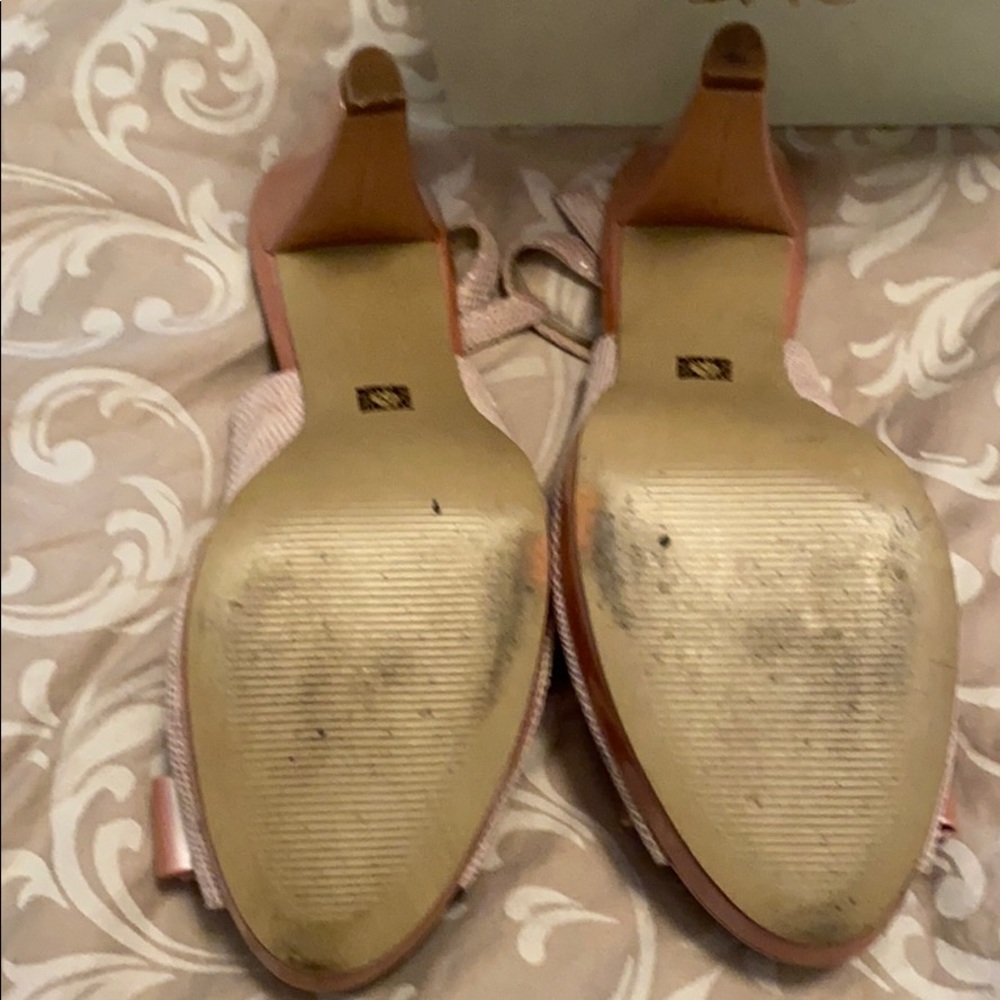 Anne Klein Europa Pink Heels Sz 7M - Picture 3 of 5